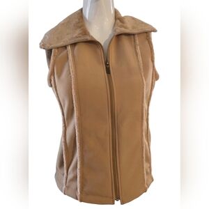 EP Pro Beige Fleece-Lined Vest